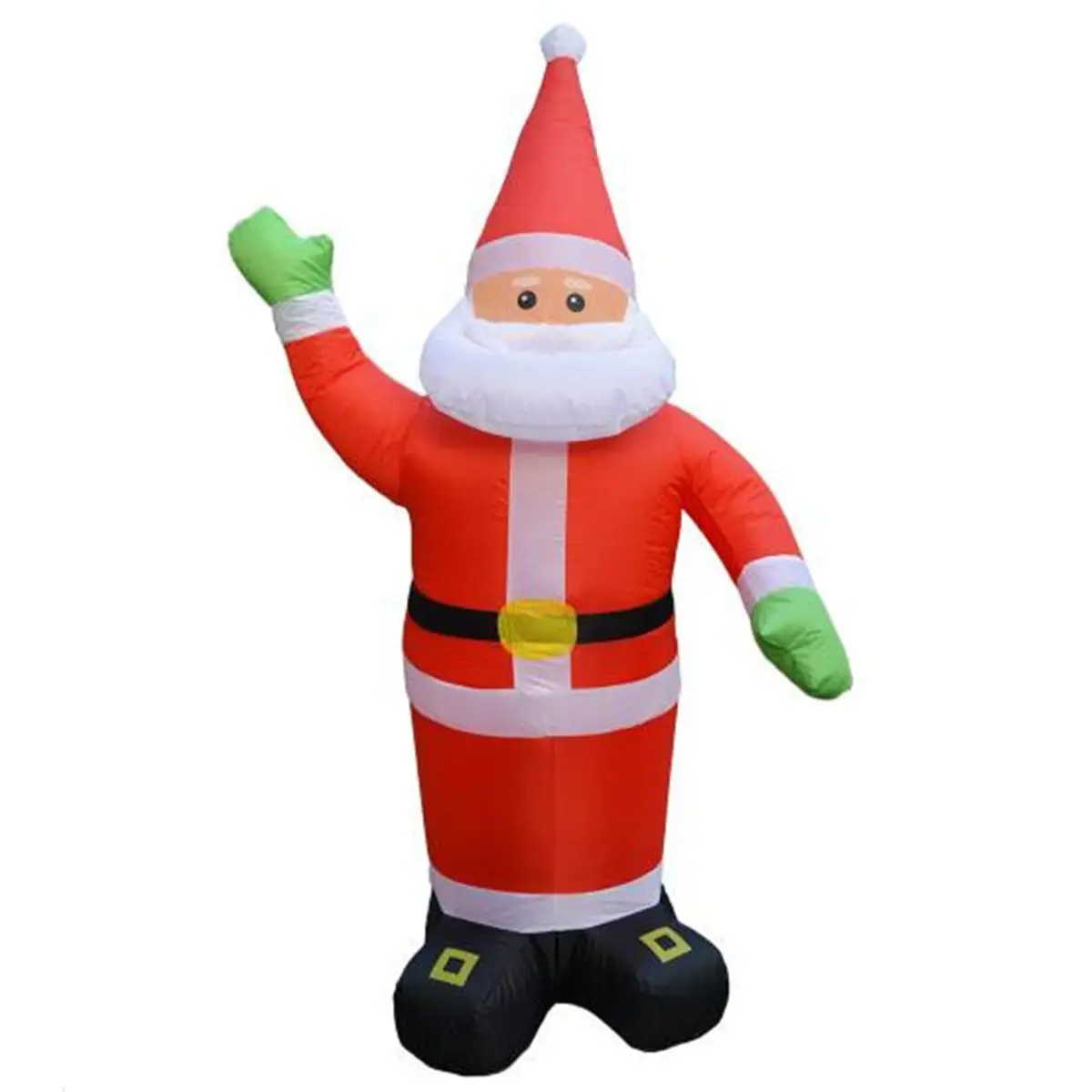 2,4 м светодиодный Надувной Снеговик Санта-Клаус с воздуходувкой для сада, наружный макет, Рождественская Декоративная фигурка, Детские Классические игрушки, штепсельная вилка европейского стандарта