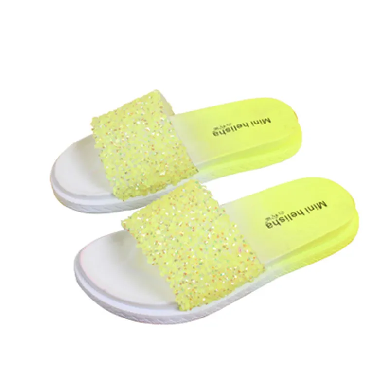womens bling slides