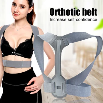 

Hot Back Shoulder Support Clavicle Spine Brace Prevents Slouching Breathable Back Straightener CNT 66