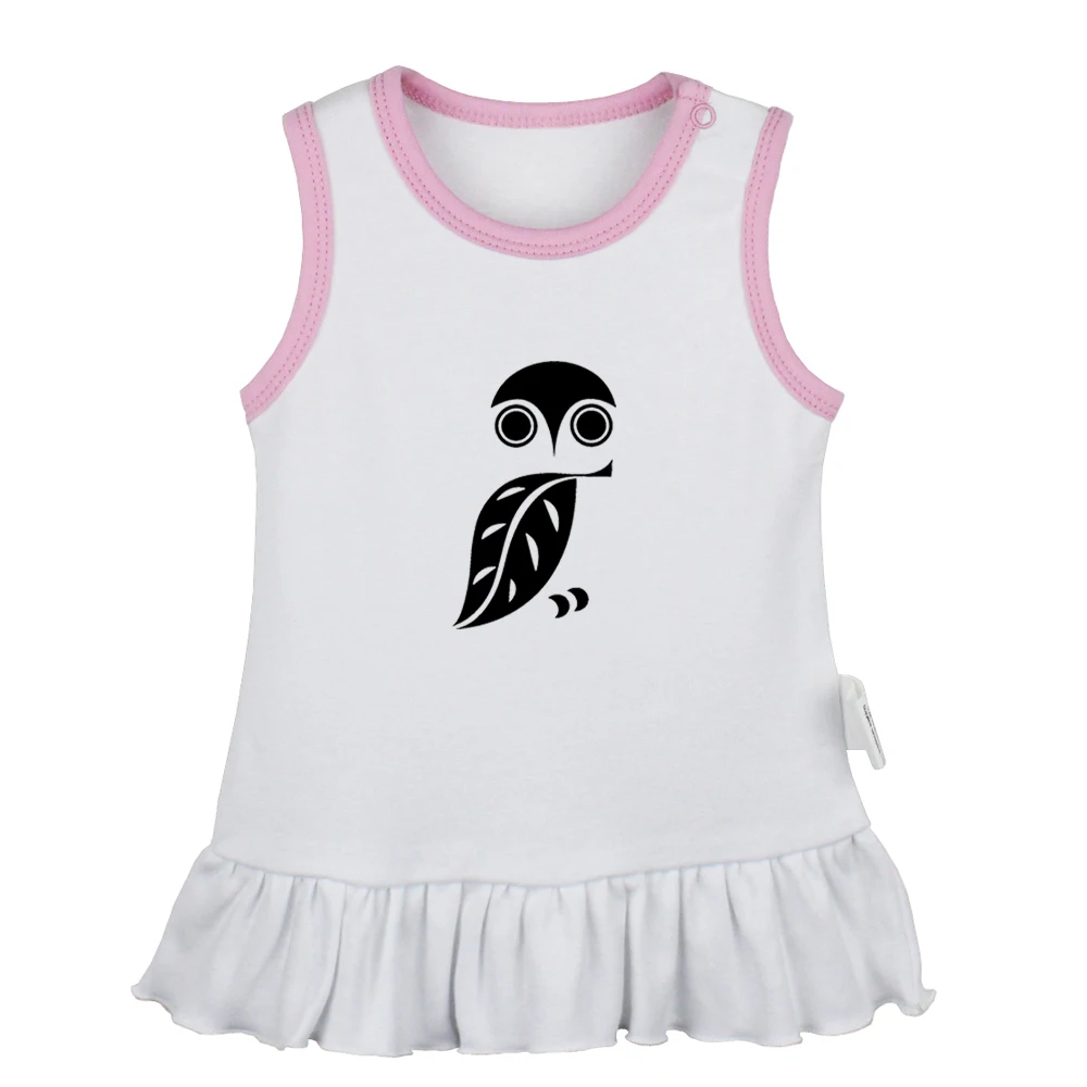 JcBabyYS2434W Большие глаза, совы, большие ноги, увеличенная загрузка, теперь ваш шанс, платья для новорожденных девочек, платье без рукавов для малышей, Одежда для младенцев - Цвет: JcBabyYS2434W