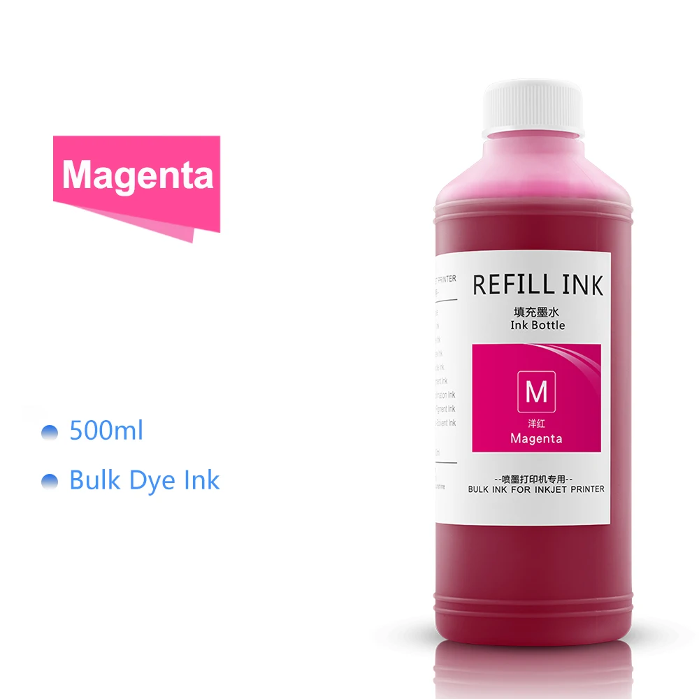 500ML x 5 Color Dye Ink For Canon PFI 120 320 307 707 Refill For TM-200 TM200 TM-205 TM-300 TM-305 TM300 iPF 830 840 850 Printer