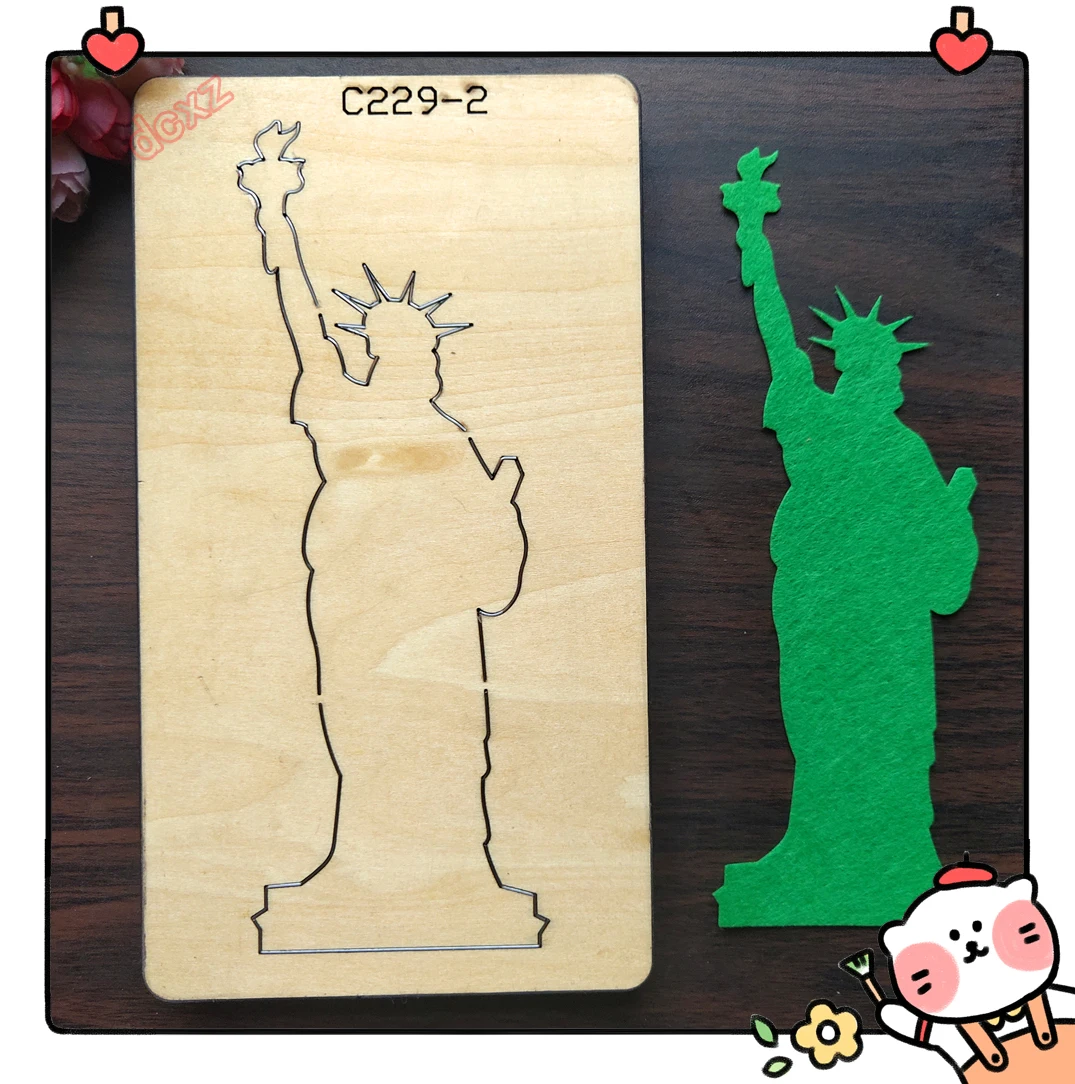 Новые деревянные штампы для скрапбукинга C-229-2 режущие штампы совместимы с большинством высечных машин
