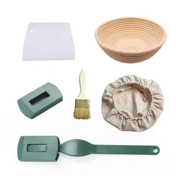 

5 Sets Of Bread Proofing Basket Dough Proofing Rattan Test Rattan Fermentation Basket (order Note: 25 Size + Cloth Cover