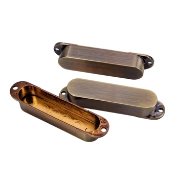 

Bronze No Hole Closed Single Coil Pick Up Covers Guitar Accessories Acoustic Guitar Strings Guitar Picks
