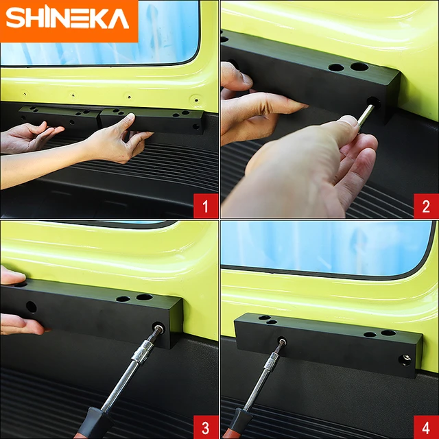 SHINEKA الداخلية اكسسوارات لسوزوكي جيمي JB74 سيارة مسند الرأس بالمقعد حامل الواقف تصاعد قوس لسوزوكي جيمي 2019 2021-2