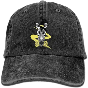 

TSDFCCute Zebra Unisex Cowboy Baseball Caps Trucker Hats Asphalt