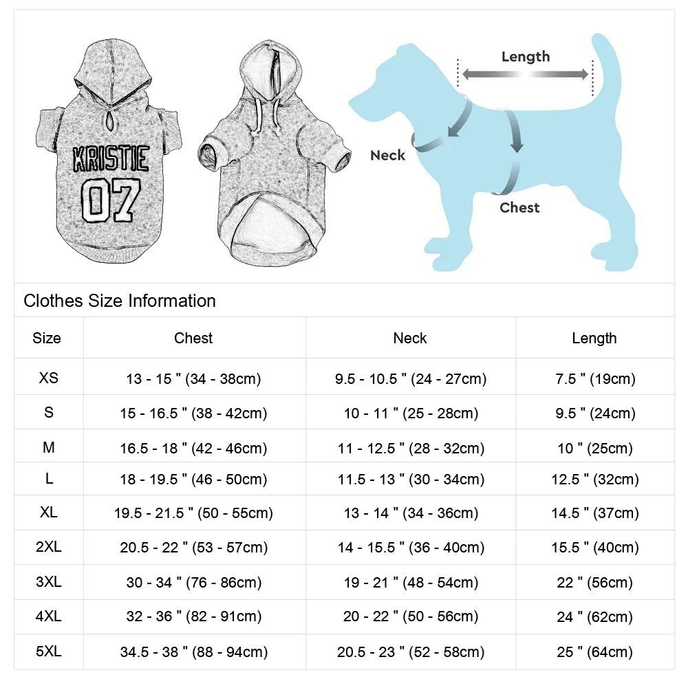 Толстовки для собак на заказ, одежда для больших собак, персонализированная одежда для домашних животных, французская одежда для бульдога для маленьких и средних собак, XS-6XL
