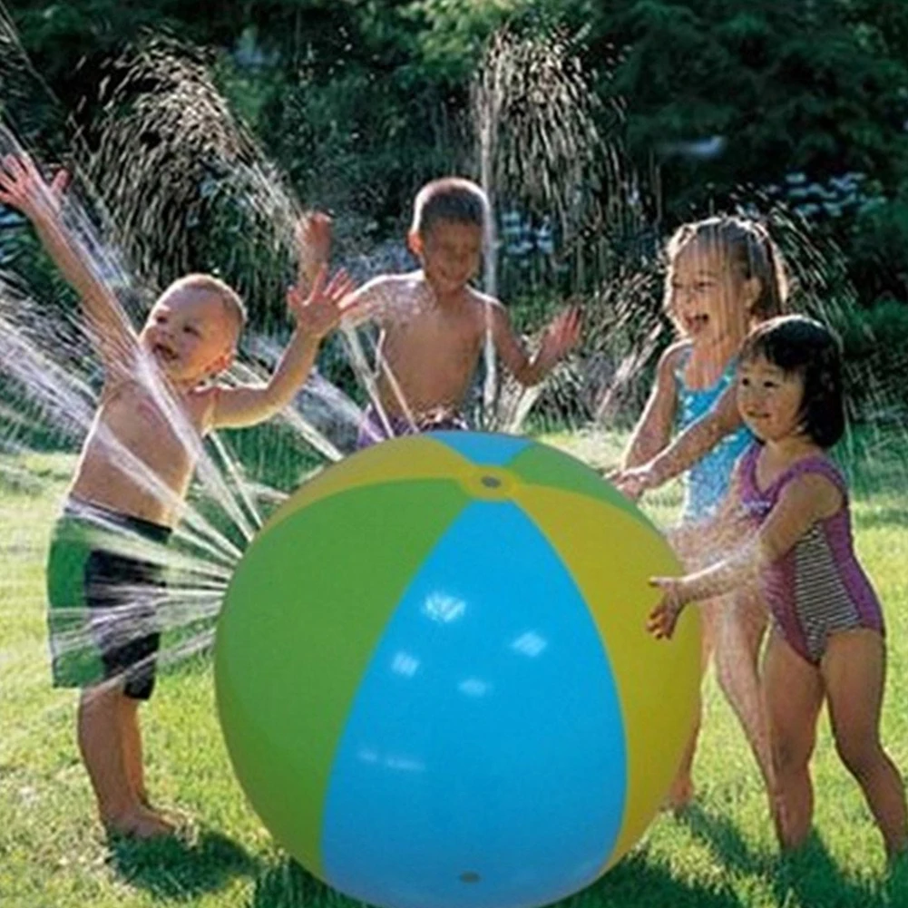 Jeu d'eau Jet Ball gonflable été extérieur jardin drôle partie pelouse jeu jouet Jet PVC Jet plage eau jouer équipement