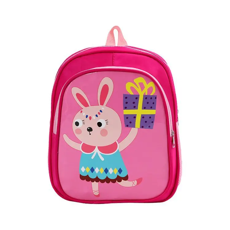 New Style Kindergarten School Bag 3-6-Year-Old Men And Women Children Cartoon Cute Little Animal CHILDREN'S Rucksack Young STUDE