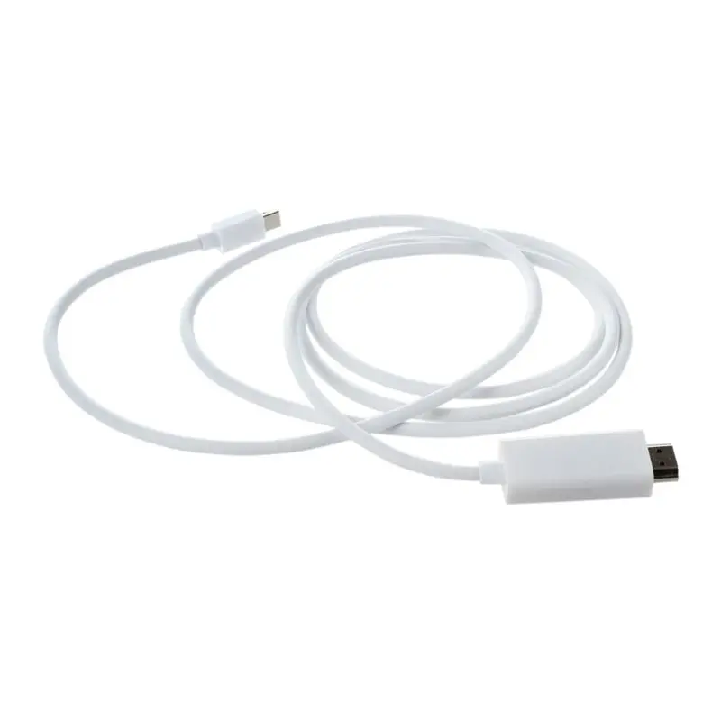6 футов 1,8 м Mini DisplayPort DP папа-папа dvi hdmi Кабель-адаптер конвертер для mac