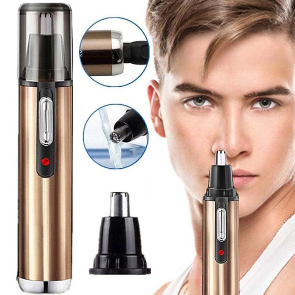 Электрический триммер для носа мужчин бритва волос в носу перезаряжаемый