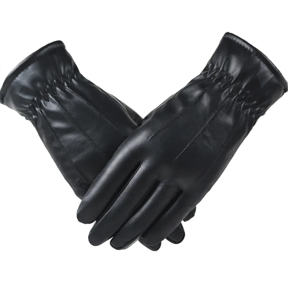 cold weather leather gloves