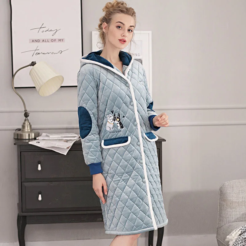 cardigan dressing gown