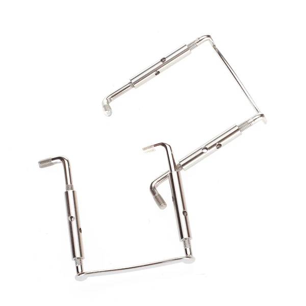 2X Silver Metal Violin Chinrest Clamp Screw
