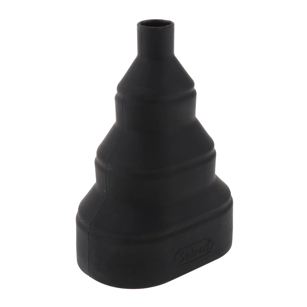 Magnetic 4 Stage Collapsible Flash Snoot Silicone Modular Light Modifier for Canon Nikon Yongnuo on-Camera Speedlite