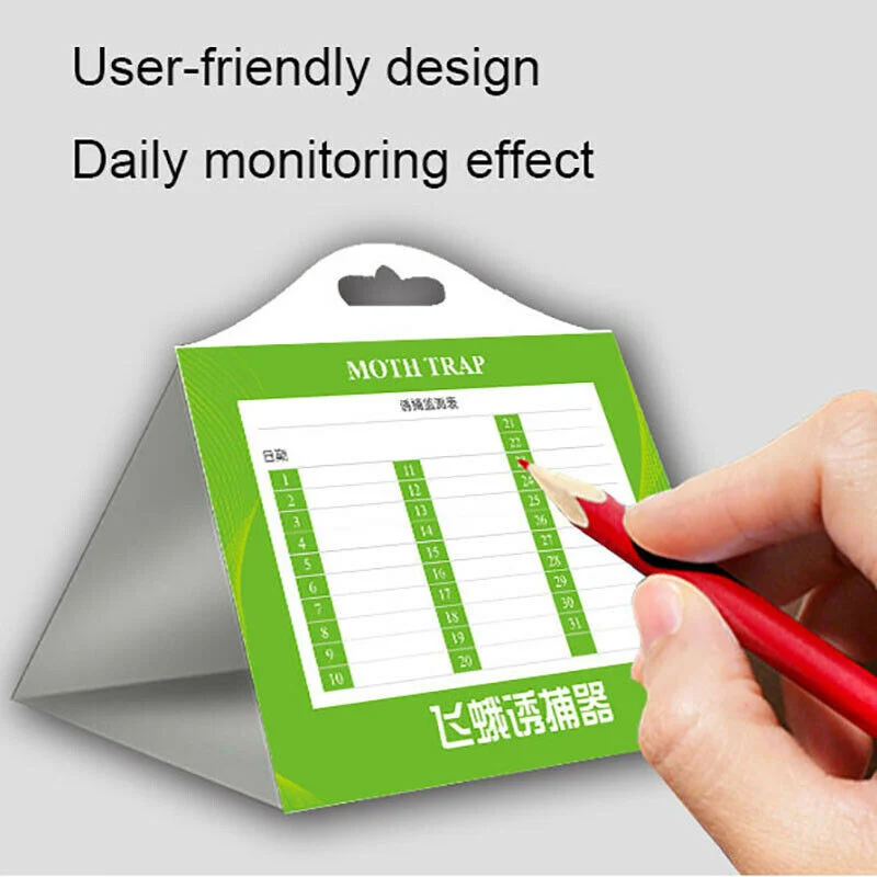 

5 Pcs/Set Attractant Moth Trap Highly Effective Safe Non-Toxic for Home Room VJ-Drop