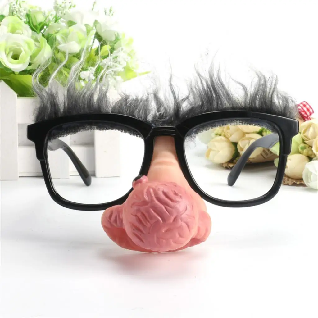 Novelty Big Nose Old Man Sunglasses Funny Party Fancy Dress Props Unisex