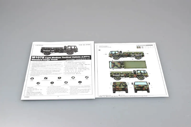 Trumpeter 01004 1/35 M1078 легкий средний тактический автомобиль Стандартный Грузовой грузовик-весы модельный комплект