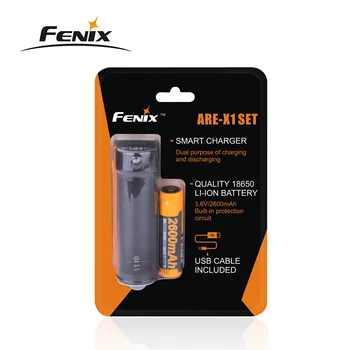 

Fenix ARE-X1 Charing Kit Smart Battery Charger 5V USB Output Intelligent Battery charger with 2600mAh battery