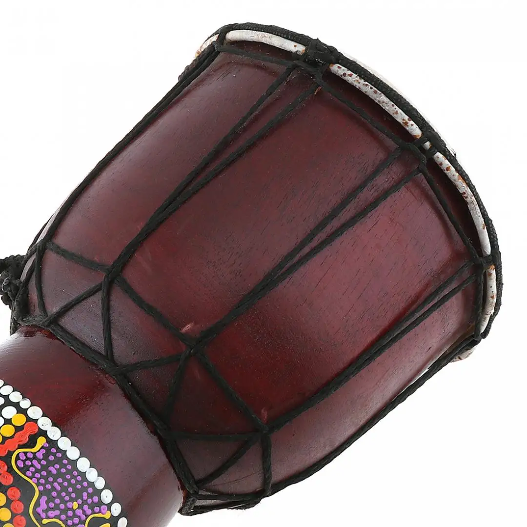 SLADE 6 дюймов Профессиональный Африканский Djembe барабан Классическая живопись дерево козья кожа хороший звук музыкальный инструмент