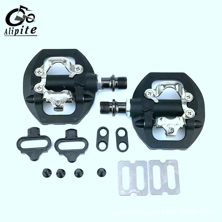 

Mtb Pedals Dual Platform Self-locking Mountain Bike Pedals Compatible with SPD Bike Accessories ZP-109S Mtb Bike Pedals ZERAY