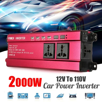 

Peak 10000W Car Solar Power Inverter DC 12V to AC 200-240V Sine Wave USB Converter Voltage Transformer USB Modified Sine Wave