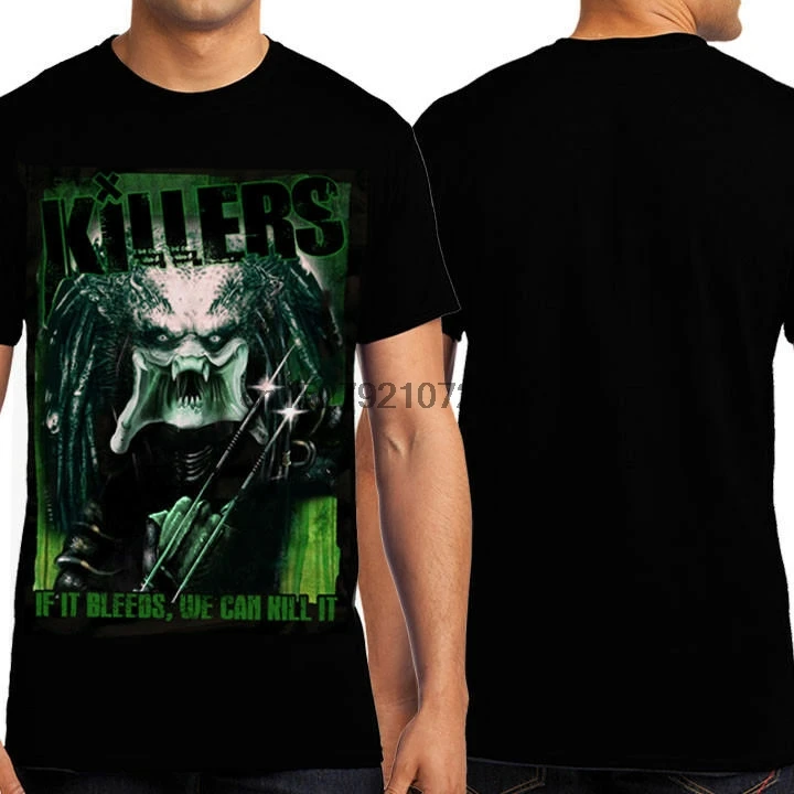 KND Jungle Hunter Predator Movie Alien Science fiction Horror Мужская футболка черная | одежда