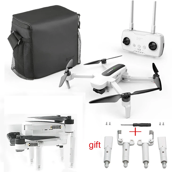Hubsan H117S Zino gps 5,8G 1 KM brazo plegable FPV con cardan UHD 4 K cardan de 3 ejes Радиоуправляемый Дрон Квадрокоптер RTF de alta velocidad