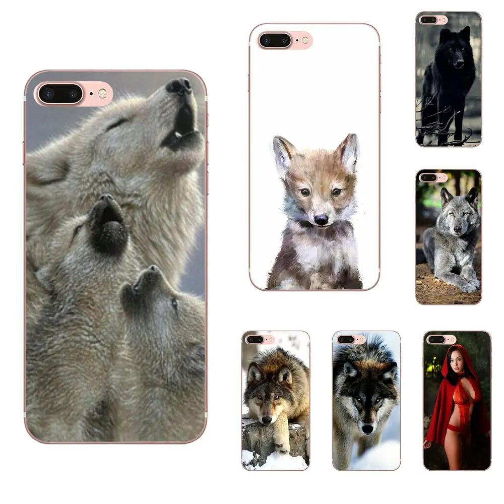 Мягкий чехол Coque Cover Little Wolf для Huawei Honor Nova Note 5 5I 8A 8X10 Pro 9X Moto G G2 G3 G4 G5 G6 G7 Plus | Мобильные