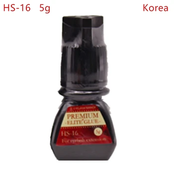 

Korea HS Glue For Eyelash Extensions Elite Plus HS-16 5g 1-2s Dry Time Retention 7-8 Weeks Cosmetic Tools Long Lasting 5ml