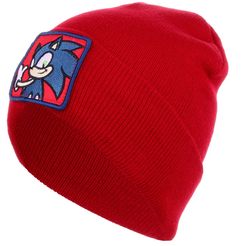 CRUOXIBB модная зимняя Шапка-бини с драконом для мужчин и женщин, одноцветная хип-хоп Повседневная шапка с манжетами, широкий берет-Боб, теплая вязаная шапка - Color: J red