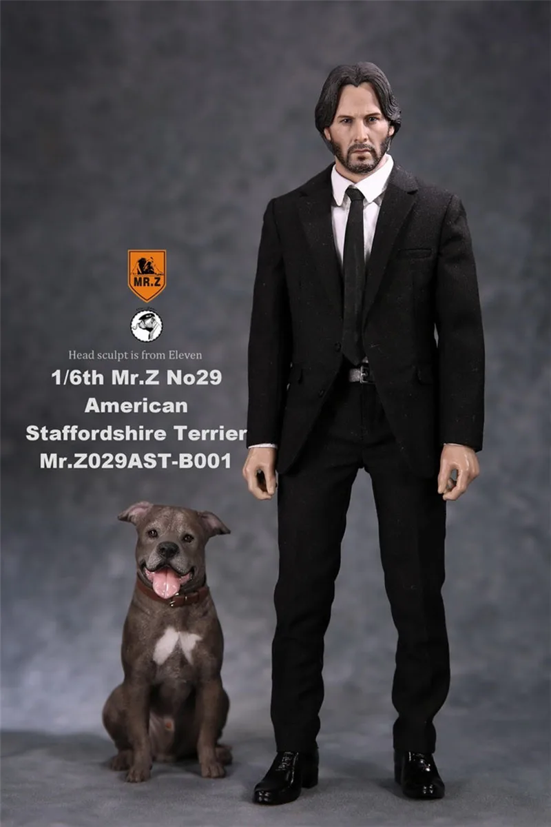 Mr. Z 1/6 модель животного NO. 29: американский стаффордширский терьер осанка для 12 дюймовых экшн-фигурок коллекции аксессуаров