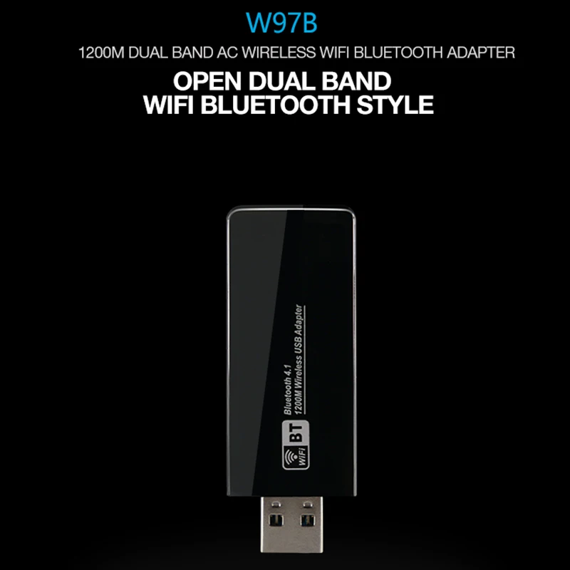 Zapo W97B офис мини 1200 Мбит/с беспроводной Usb 3,0 Lan адаптер 5 ГГц Wifi точка доступа Добавить Bluetooth 4,1 сетевая карта для всех Windows Li