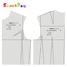 1:1 Мужская модная дизайнерская линейка мужской ткани прототип шаблон для рисования для портного, шитья и дизайнера