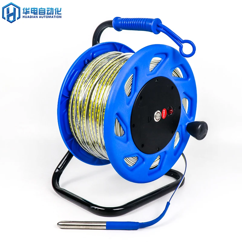 borehole water level meter water level alarm measure tape 300m depth