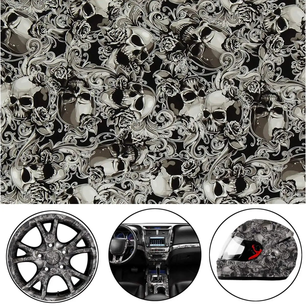 50x100cm PVA Hydrographic Film Water Transfer Printing Film Hydro Flower Style Decals Stickers