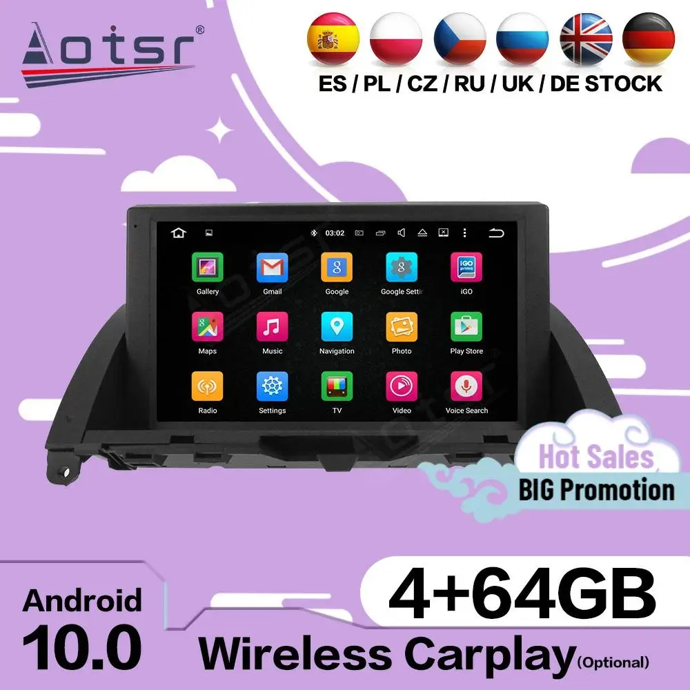 

Автомагнитола Carplay, стерео, Android, мультимедиа для моделей Mercedes Benz C-W204, 2007, 2008, 2009, 2010, 2011, GPS, навигатор, аудио, радио, головное устройство