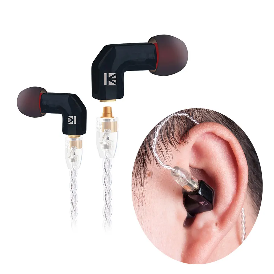 Наушники KB EAR F1 сбалансированные наушники с ушками проводные HIFI гарнитура