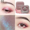 NOVO − fard à paupières pailleté en pigments, longue durée, à un doigt, ombre pour les yeux, nouvelle tendance, couleur métallique, résistant à l'eau ► Photo 2/6