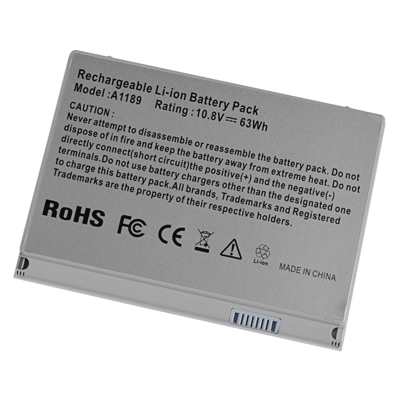 ApexWay 11,1 v 63WH сменная батарея для ноутбука APPLE MacBook Pro 1" A1151 A1229 MA897*/A MB166*/A MA092 MA611 A1189 MA458