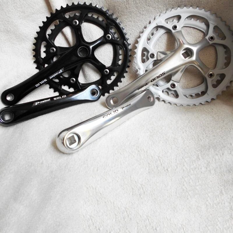 

PROWHEEL 7/8/9 speed Road bike crankest chainring 52/42T 130BCD aluminum alloy square hole folding bike sprocket wheel crank