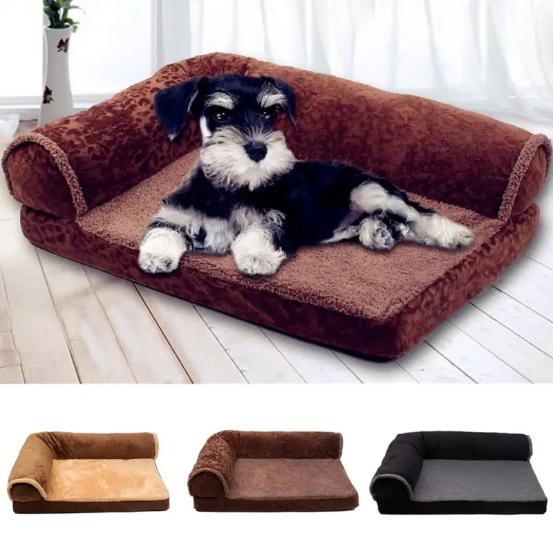 S-L Pet Dog Cat Bed Sofa Puppy Cushion House Soft Fleece Warm Kennel Mat Blanket Pet Dog Cat Bed Sofa