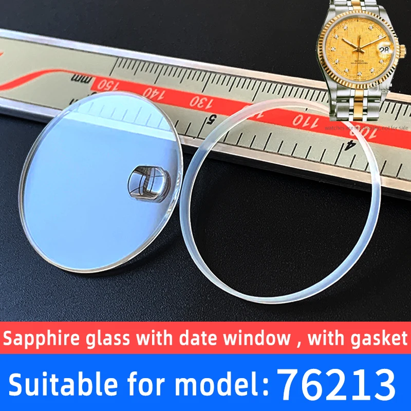 CRISTALLO Zaffiro Orologio PER OROLOGIO TUDOR Per 74000/75213 - Foto 3