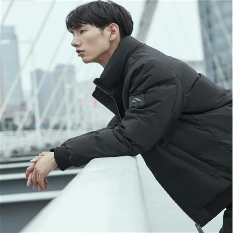  2019 Xiaomi Winter 90Fun Men Down Jacket 90% White Duck Warm Winter Thick Coat Waterproof Casual Ou