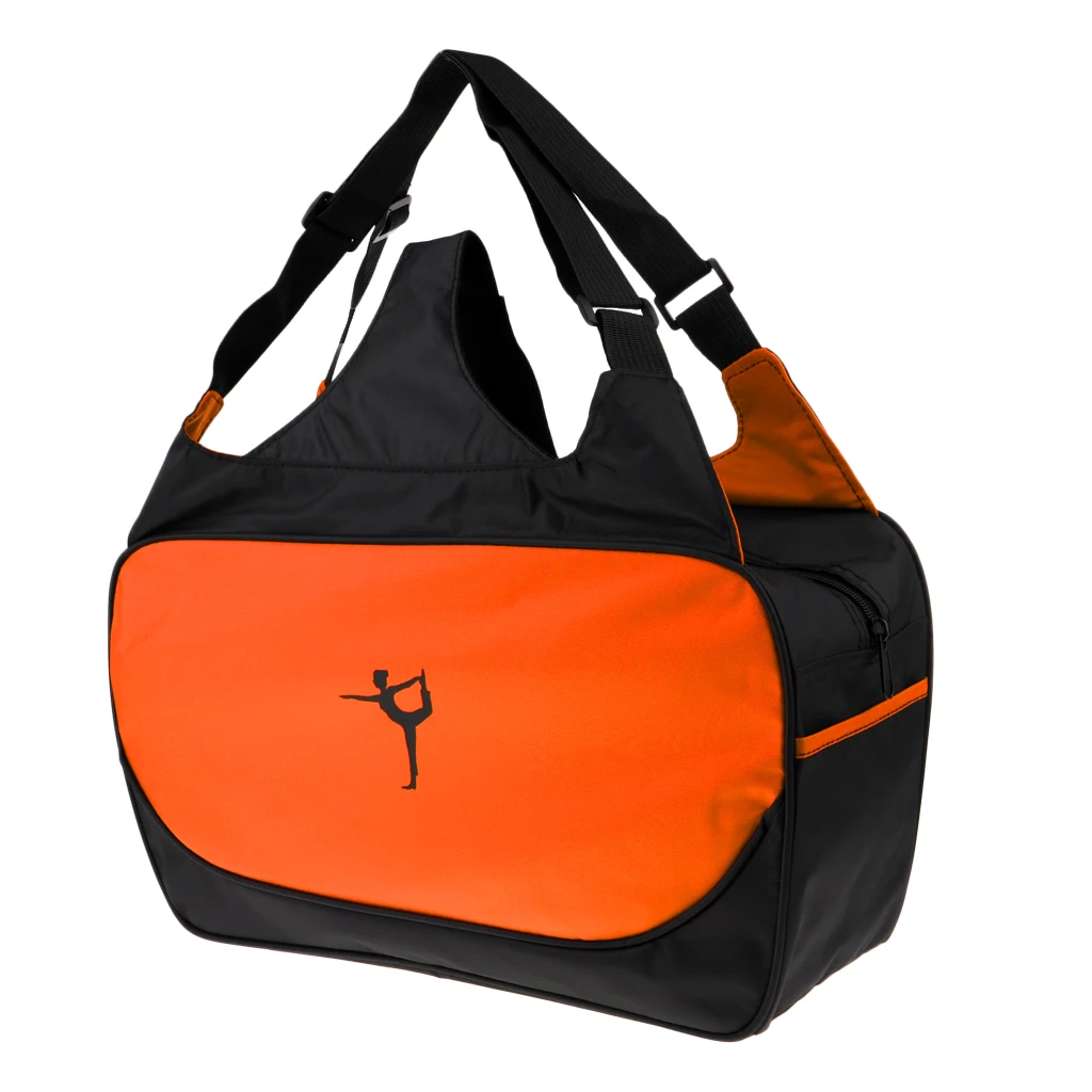 Lightweight Gym Fitness Yoga Mat Shoulder Pack Pilates Pad Bags Water-Resistant Satchel Shoulder Travel Zipper Closure Bag