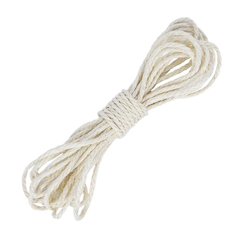 

Scratch Resistant Sisal Rope For Furniture Protector Cat Scratching Post Replacement Hemp Rope For Kitten Tree Tower