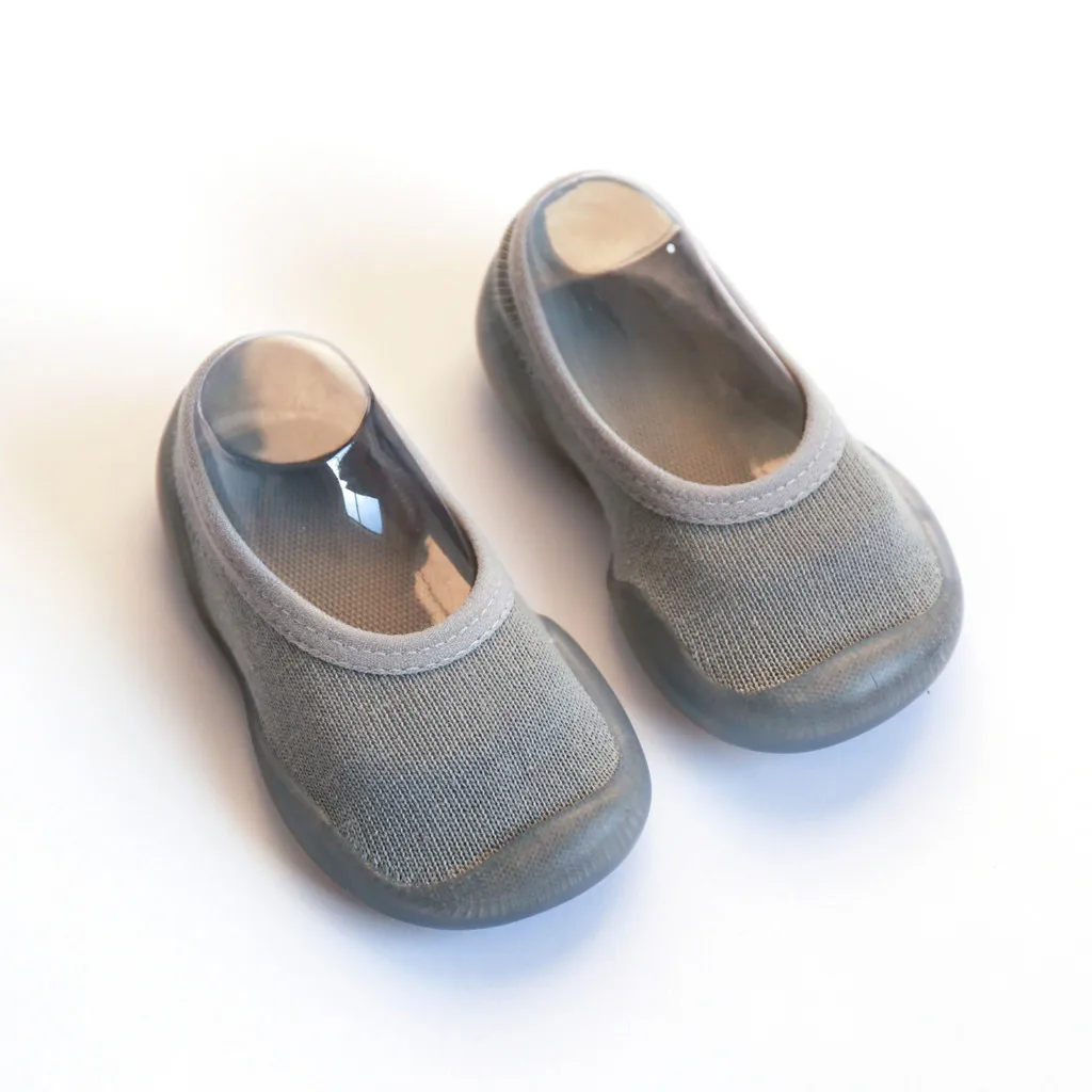 Детская весенняя обувь для новорожденных, милая обувь для новорожденных девочек, противоскользящие туфли с резиновой подошвой на лето#817 - Цвет: GY