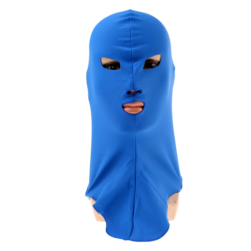 Lightweight Mask Sports Face UV Protection Full Face Mask Women/Men Head Cap Black/ Blue/Yellow/Pink/Orange