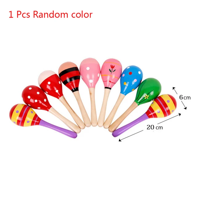 Baby Toys Montessori Wooden Rattles Sand Hammer Enlightenment Wooden Blocks Puzzle Game Development Baby Toys 0 12 Months