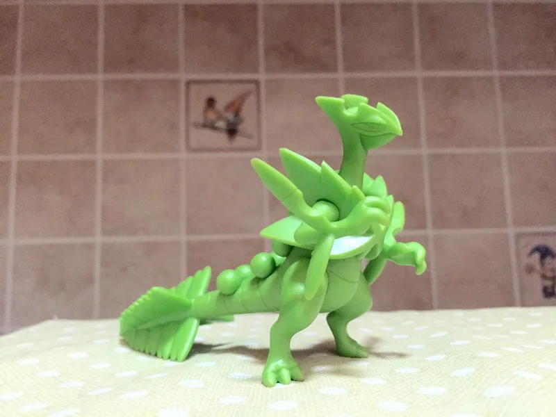 Pokemon figura de ação tipo fogo e tipo de luta pignite modelo ornamento  brinquedos em massa